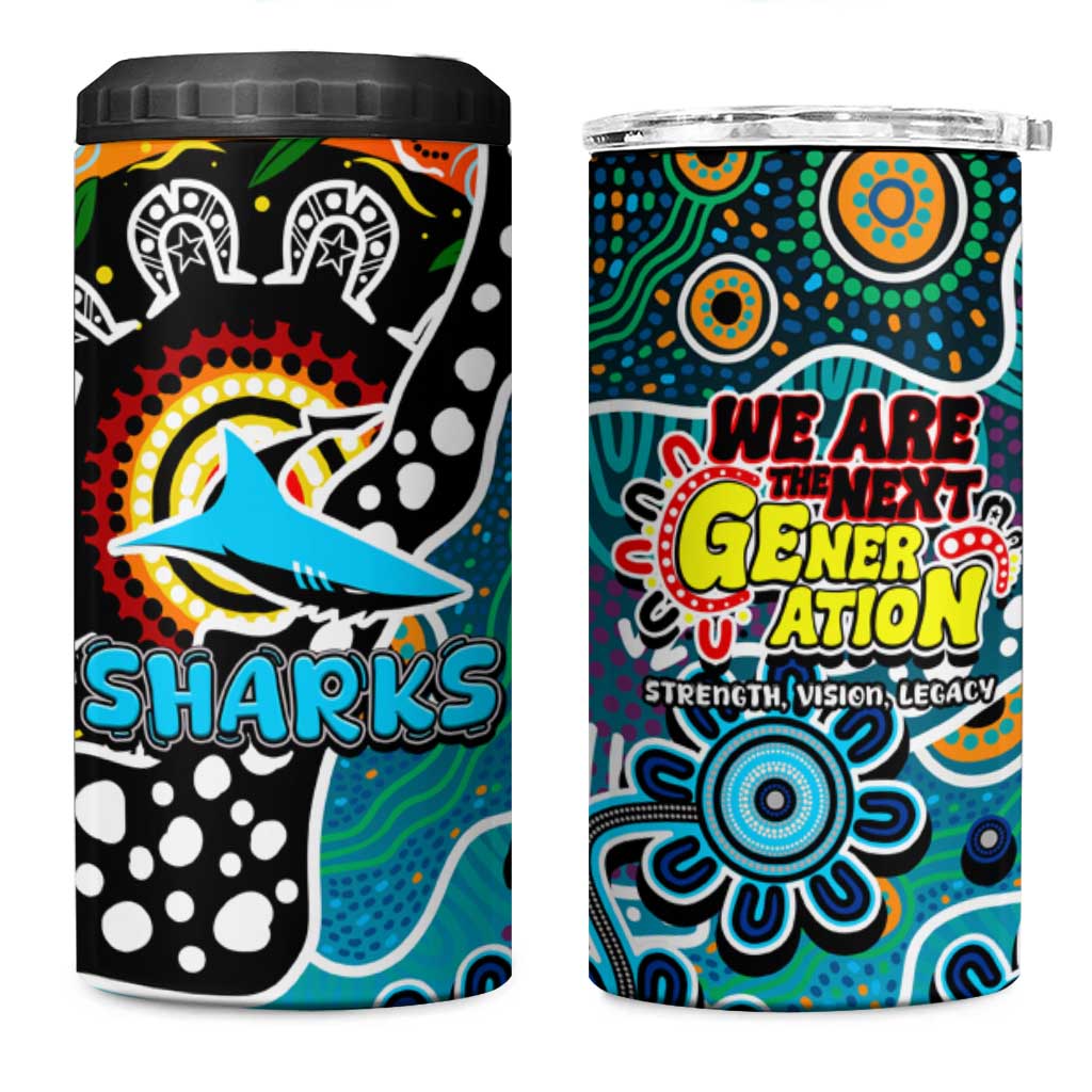 Sharks NRL Celebrating 50 Years of Naidoc 4 in 1 Can Cooler Tumbler NAIDOC Week 2025 Aboriginal