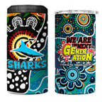 Sharks NRL Celebrating 50 Years of Naidoc 4 in 1 Can Cooler Tumbler NAIDOC Week 2025 Aboriginal