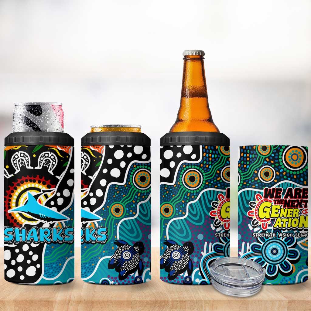 Sharks NRL Celebrating 50 Years of Naidoc 4 in 1 Can Cooler Tumbler NAIDOC Week 2025 Aboriginal