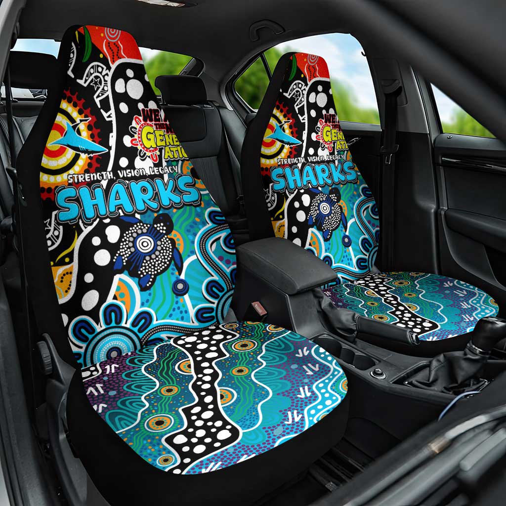 Sharks NRL Celebrating 50 Years of Naidoc Car Seat Cover NAIDOC Week 2025 Aboriginal