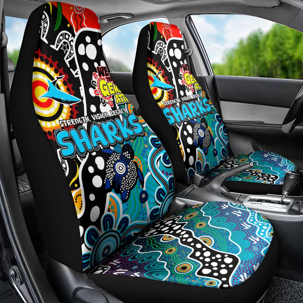Sharks NRL Celebrating 50 Years of Naidoc Car Seat Cover NAIDOC Week 2025 Aboriginal