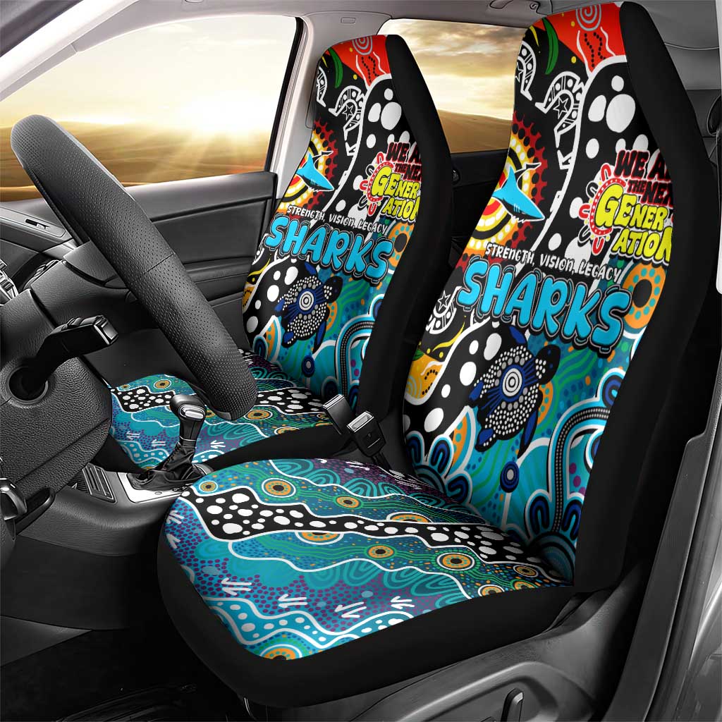Sharks NRL Celebrating 50 Years of Naidoc Car Seat Cover NAIDOC Week 2025 Aboriginal