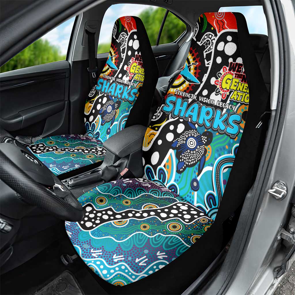 Sharks NRL Celebrating 50 Years of Naidoc Car Seat Cover NAIDOC Week 2025 Aboriginal