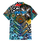 Personalised Sharks NRL Celebrating 50 Years of Naidoc Family Matching Mermaid Dress and Hawaiian Shirt NAIDOC Week 2025 Aboriginal