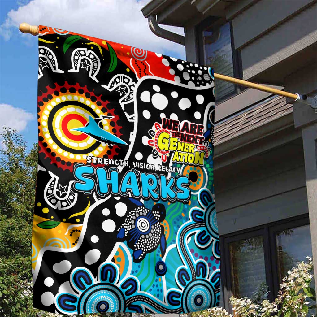 Sharks NRL Celebrating 50 Years of Naidoc Garden Flag NAIDOC Week 2025 Aboriginal