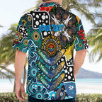 Personalised Sharks NRL Celebrating 50 Years of Naidoc Hawaiian Shirt NAIDOC Week 2025 Aboriginal