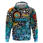 Personalised Sharks NRL Celebrating 50 Years of Naidoc Hoodie NAIDOC Week 2025 Aboriginal