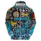 Personalised Sharks NRL Celebrating 50 Years of Naidoc Hoodie NAIDOC Week 2025 Aboriginal