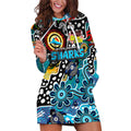 Personalised Sharks NRL Celebrating 50 Years of Naidoc Hoodie Dress NAIDOC Week 2025 Aboriginal