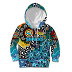 Personalised Sharks NRL Celebrating 50 Years of Naidoc Kid Hoodie NAIDOC Week 2025 Aboriginal