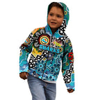 Personalised Sharks NRL Celebrating 50 Years of Naidoc Kid Hoodie NAIDOC Week 2025 Aboriginal