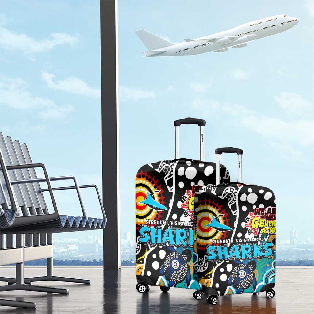 Sharks NRL Celebrating 50 Years of Naidoc Luggage Cover NAIDOC Week 2025 Aboriginal