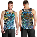 Personalised Sharks NRL Celebrating 50 Years of Naidoc Men Tank Top NAIDOC Week 2025 Aboriginal