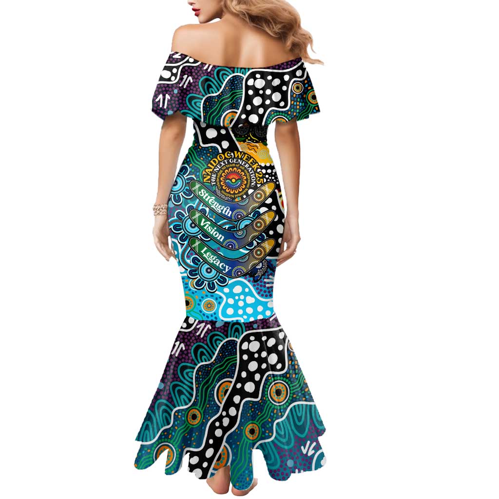 Personalised Sharks NRL Celebrating 50 Years of Naidoc Mermaid Dress NAIDOC Week 2025 Aboriginal