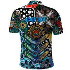 Personalised Sharks NRL Celebrating 50 Years of Naidoc Polo Shirt NAIDOC Week 2025 Aboriginal