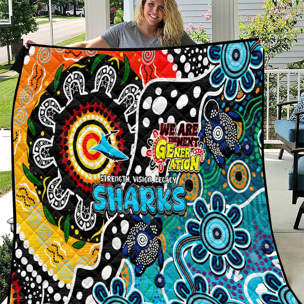 Sharks NRL Celebrating 50 Years of Naidoc Quilt NAIDOC Week 2025 Aboriginal