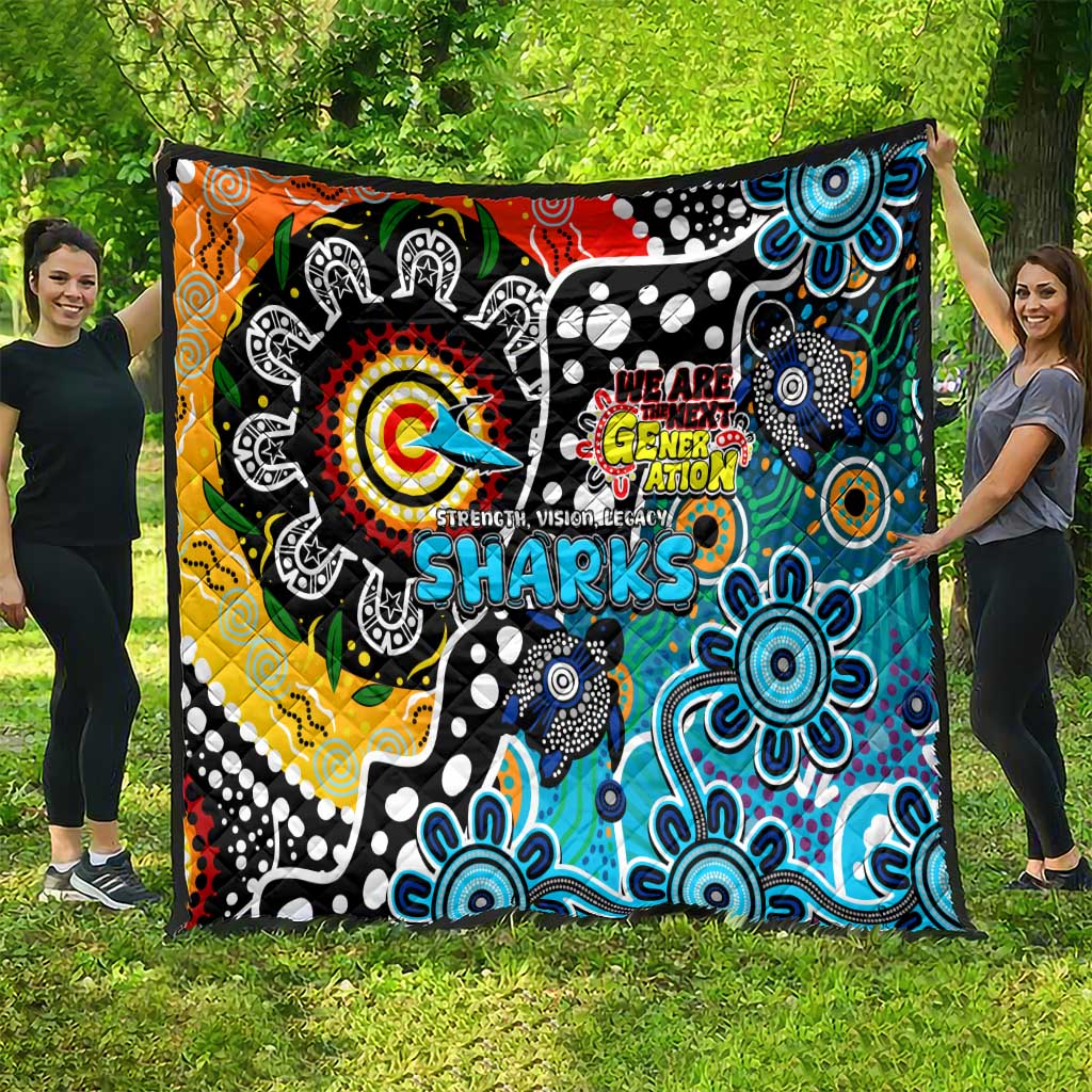 Sharks NRL Celebrating 50 Years of Naidoc Quilt NAIDOC Week 2025 Aboriginal