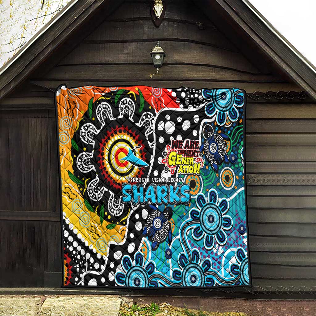 Sharks NRL Celebrating 50 Years of Naidoc Quilt NAIDOC Week 2025 Aboriginal