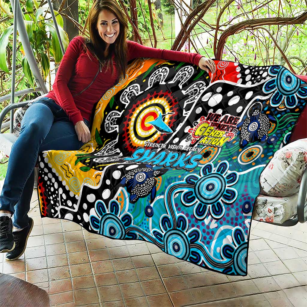 Sharks NRL Celebrating 50 Years of Naidoc Quilt NAIDOC Week 2025 Aboriginal