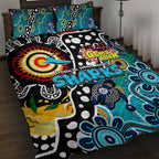 Sharks NRL Celebrating 50 Years of Naidoc Quilt Bed Set NAIDOC Week 2025 Aboriginal