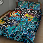 Sharks NRL Celebrating 50 Years of Naidoc Quilt Bed Set NAIDOC Week 2025 Aboriginal