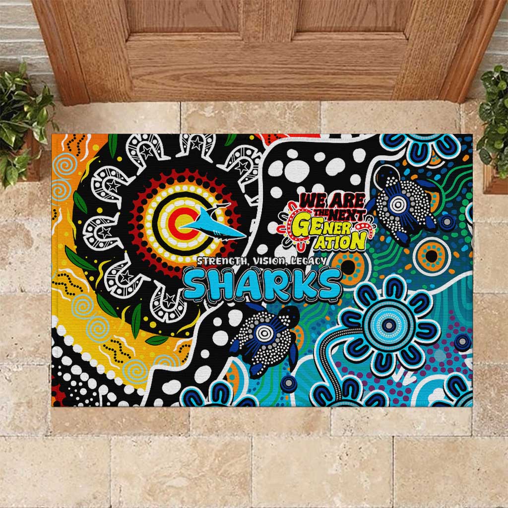 Sharks NRL Celebrating 50 Years of Naidoc Rubber Doormat NAIDOC Week 2025 Aboriginal