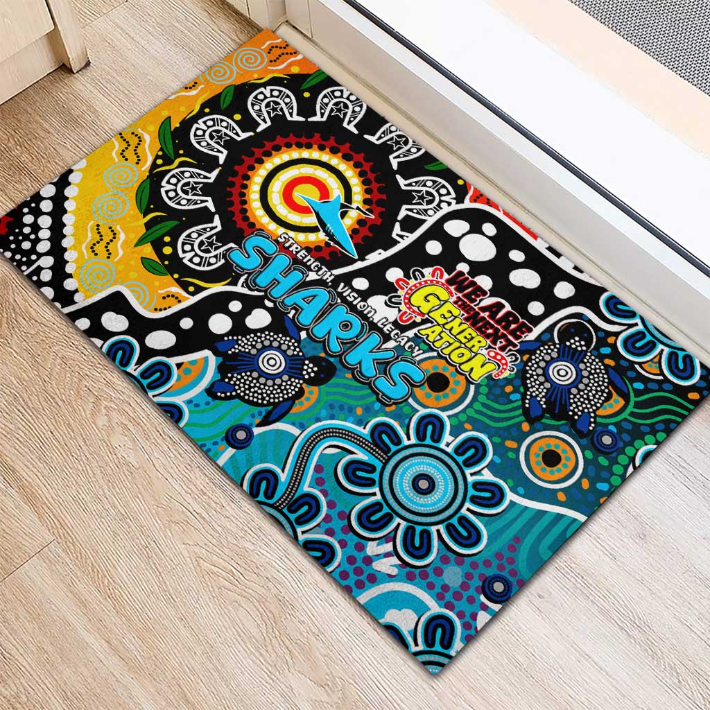 Sharks NRL Celebrating 50 Years of Naidoc Rubber Doormat NAIDOC Week 2025 Aboriginal