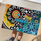 Sharks NRL Celebrating 50 Years of Naidoc Rubber Doormat NAIDOC Week 2025 Aboriginal