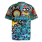 Personalised Sharks NRL Celebrating 50 Years of Naidoc Rugby Jersey NAIDOC Week 2025 Aboriginal