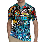 Personalised Sharks NRL Celebrating 50 Years of Naidoc Rugby Jersey NAIDOC Week 2025 Aboriginal
