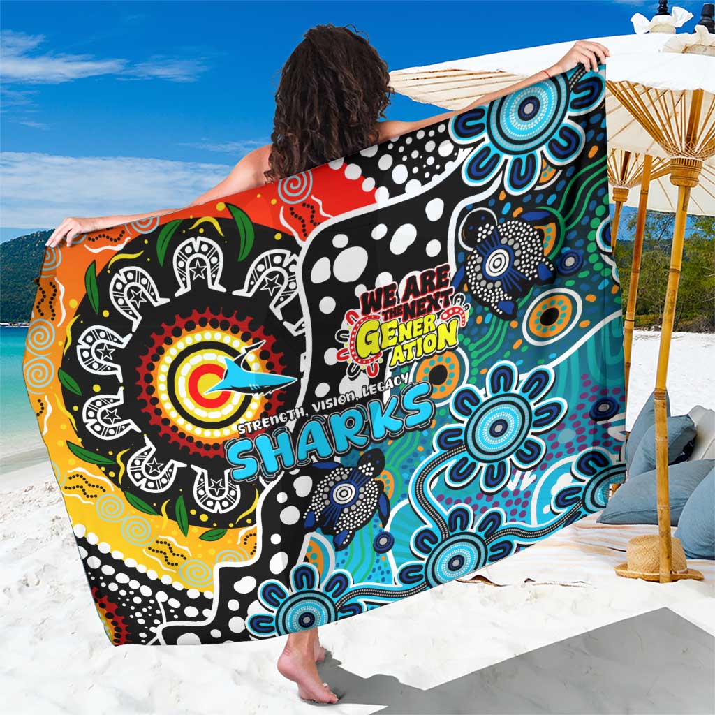 Sharks NRL Celebrating 50 Years of Naidoc Sarong NAIDOC Week 2025 Aboriginal