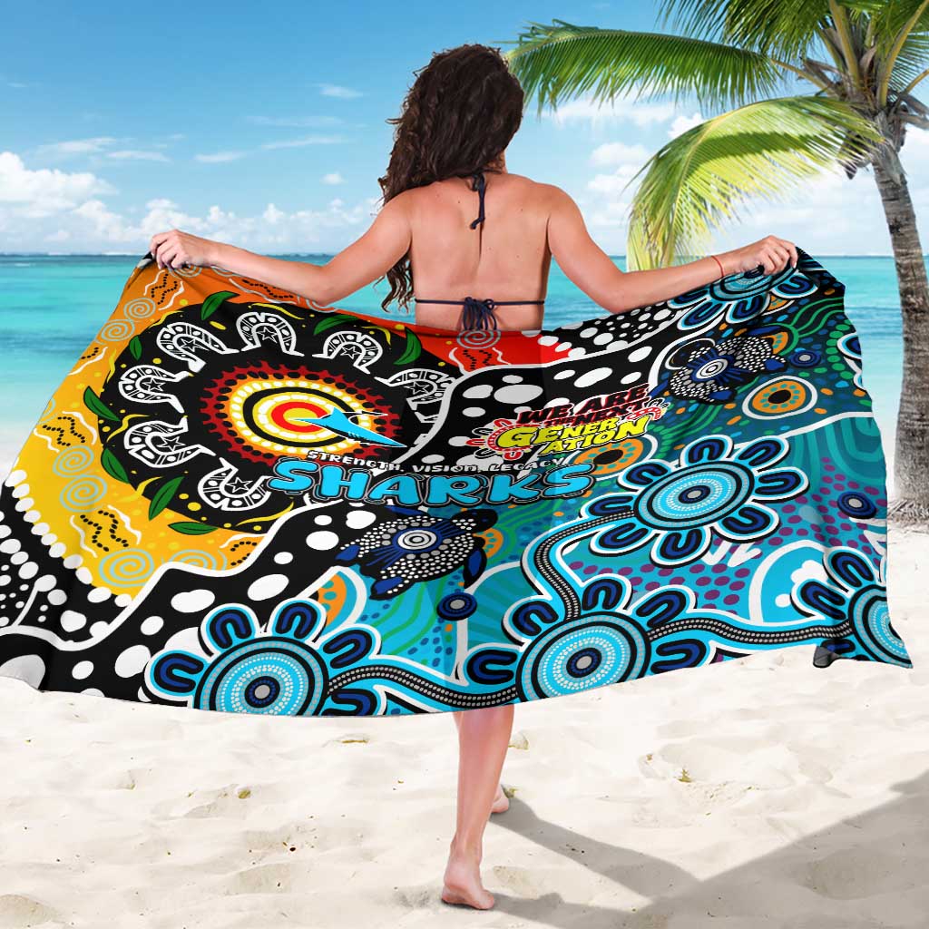 Sharks NRL Celebrating 50 Years of Naidoc Sarong NAIDOC Week 2025 Aboriginal