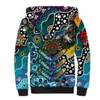 Personalised Sharks NRL Celebrating 50 Years of Naidoc Sherpa Hoodie NAIDOC Week 2025 Aboriginal