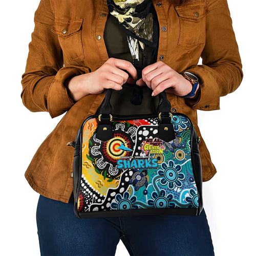 Sharks NRL Celebrating 50 Years of Naidoc Shoulder Handbag NAIDOC Week 2025 Aboriginal