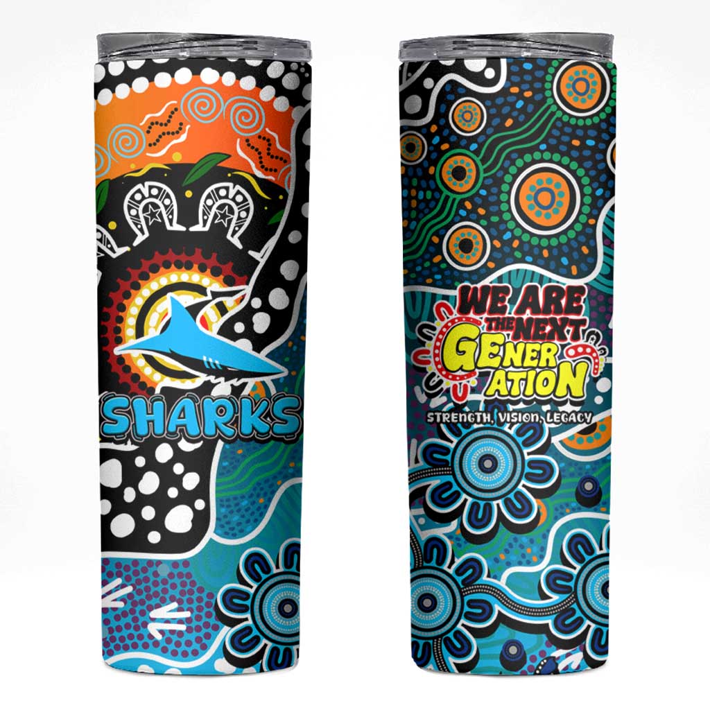Sharks NRL Celebrating 50 Years of Naidoc Skinny Tumbler NAIDOC Week 2025 Aboriginal