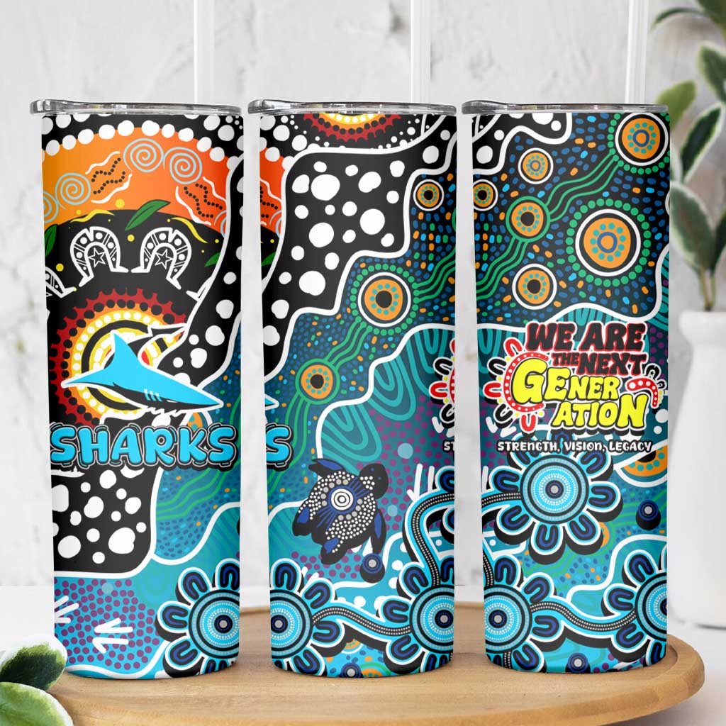Sharks NRL Celebrating 50 Years of Naidoc Skinny Tumbler NAIDOC Week 2025 Aboriginal