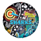 Sharks NRL Celebrating 50 Years of Naidoc Spare Tire Cover NAIDOC Week 2025 Aboriginal