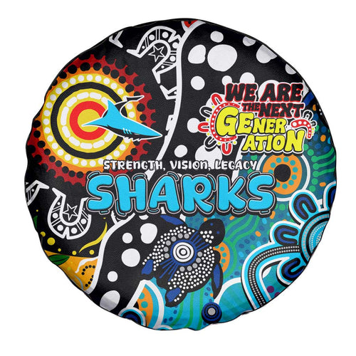 Sharks NRL Celebrating 50 Years of Naidoc Spare Tire Cover NAIDOC Week 2025 Aboriginal