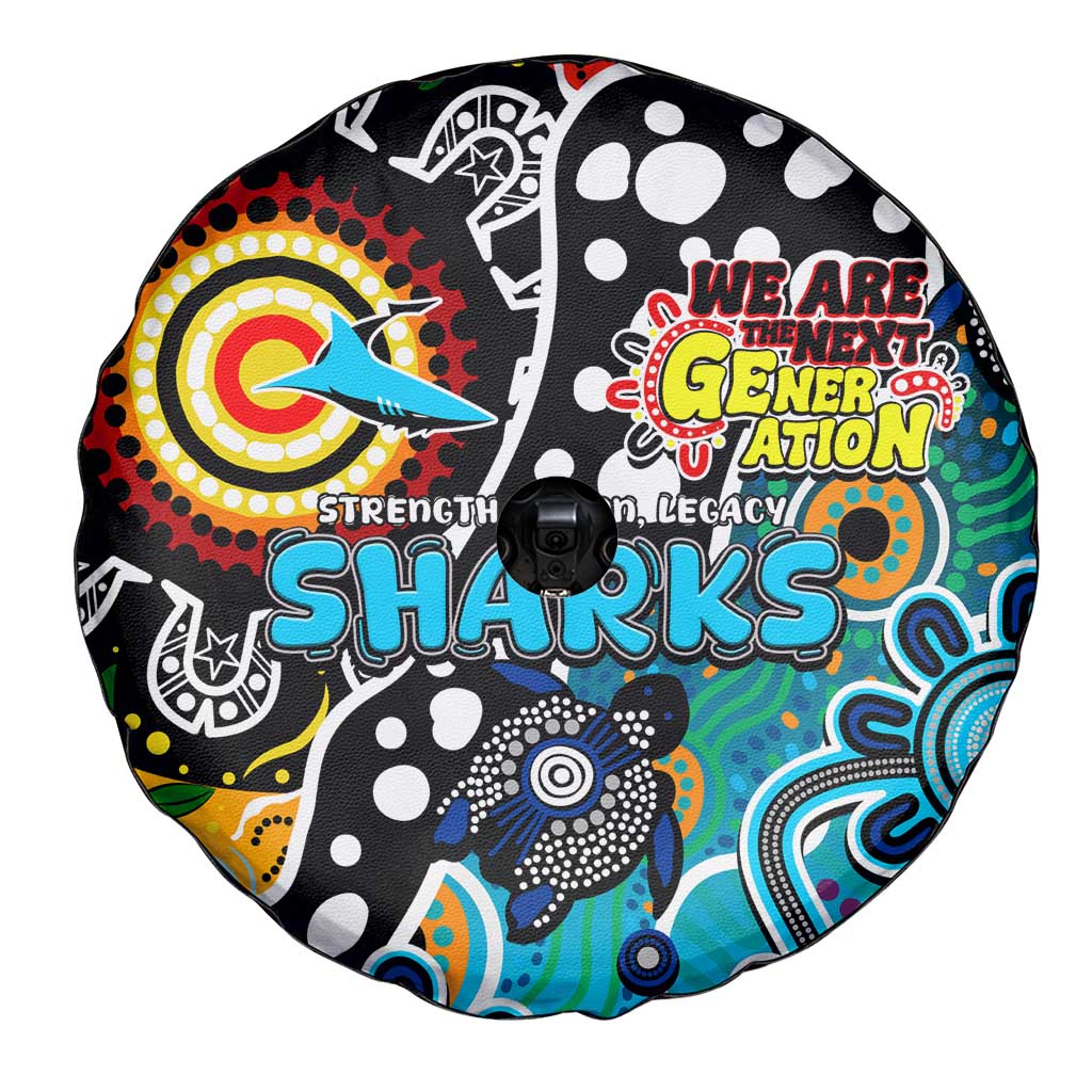 Sharks NRL Celebrating 50 Years of Naidoc Spare Tire Cover NAIDOC Week 2025 Aboriginal