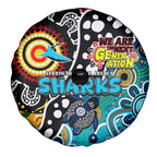 Sharks NRL Celebrating 50 Years of Naidoc Spare Tire Cover NAIDOC Week 2025 Aboriginal