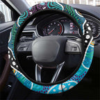 Sharks NRL Celebrating 50 Years of Naidoc Steering Wheel Cover NAIDOC Week 2025 Aboriginal
