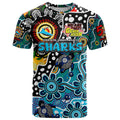 Personalised Sharks NRL Celebrating 50 Years of Naidoc T Shirt NAIDOC Week 2025 Aboriginal