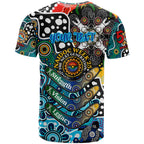 Personalised Sharks NRL Celebrating 50 Years of Naidoc T Shirt NAIDOC Week 2025 Aboriginal