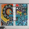 Sharks NRL Celebrating 50 Years of Naidoc Window Curtain NAIDOC Week 2025 Aboriginal