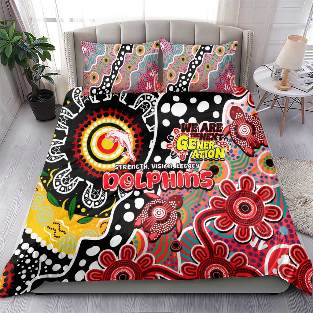 Dolphins NRL Celebrating 50 Years of Naidoc Bedding Set NAIDOC Week 2025 Aboriginal