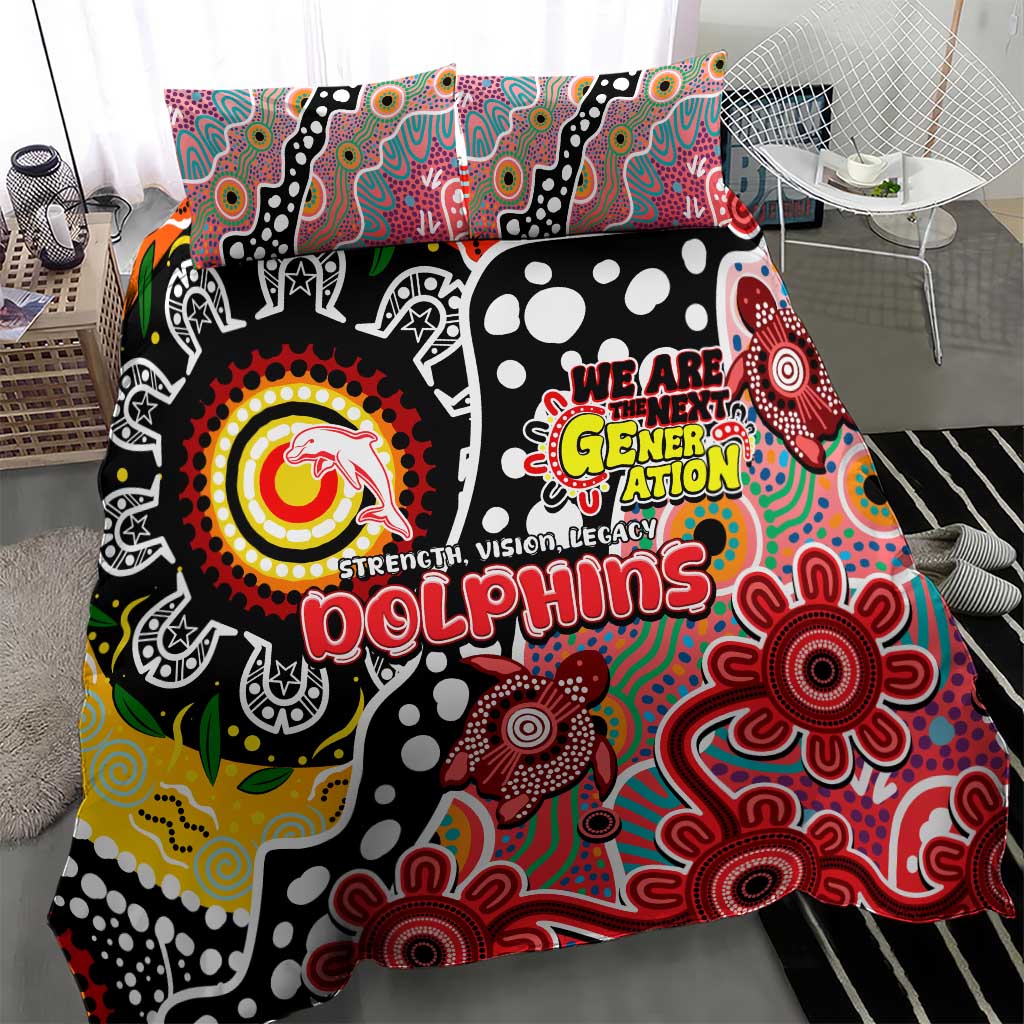 Dolphins NRL Celebrating 50 Years of Naidoc Bedding Set NAIDOC Week 2025 Aboriginal