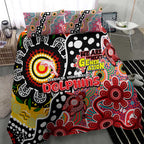 Dolphins NRL Celebrating 50 Years of Naidoc Bedding Set NAIDOC Week 2025 Aboriginal