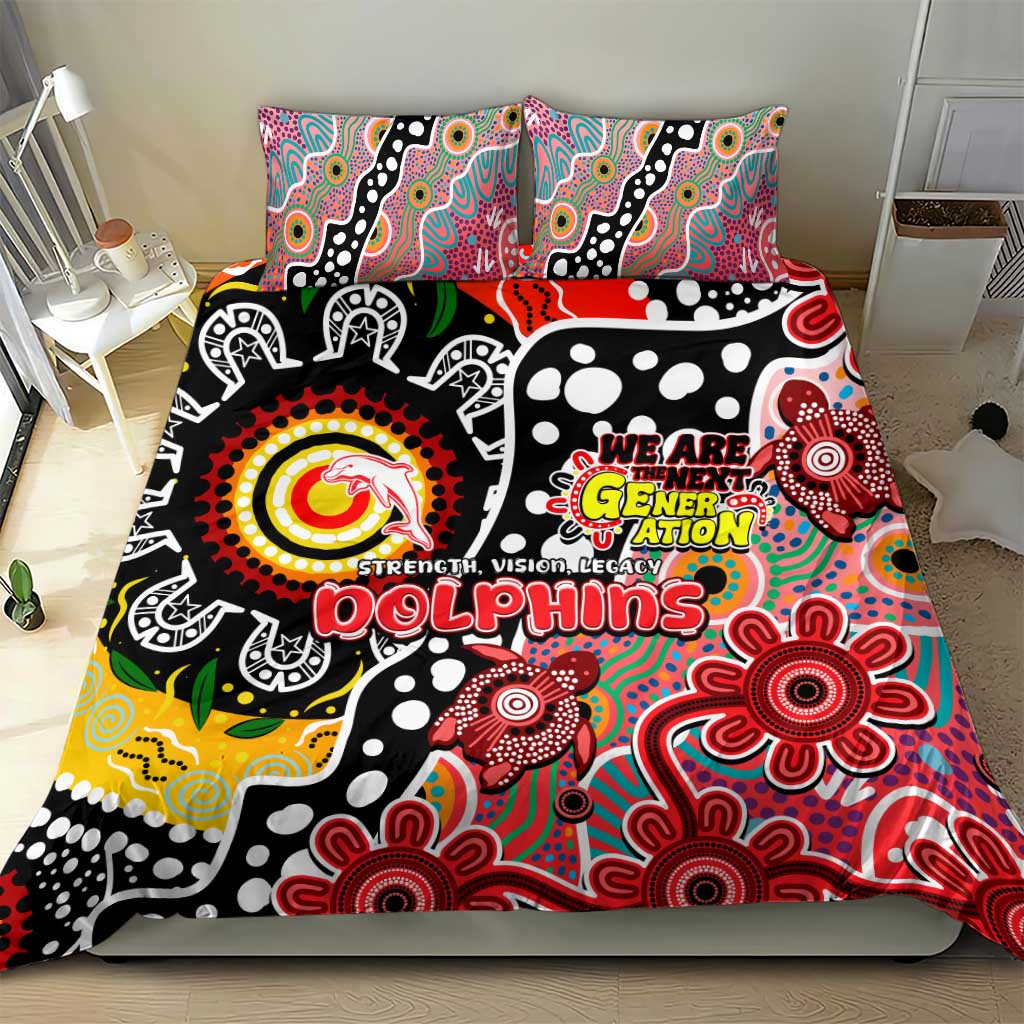 Dolphins NRL Celebrating 50 Years of Naidoc Bedding Set NAIDOC Week 2025 Aboriginal