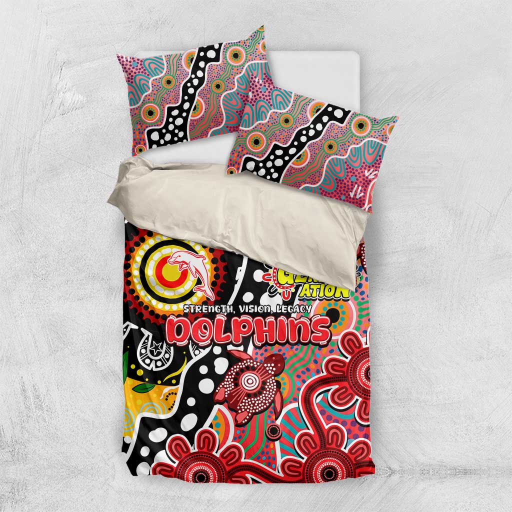 Dolphins NRL Celebrating 50 Years of Naidoc Bedding Set NAIDOC Week 2025 Aboriginal