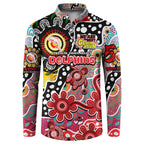 Personalised Dolphins NRL Celebrating 50 Years of Naidoc Button Sweatshirt NAIDOC Week 2025 Aboriginal